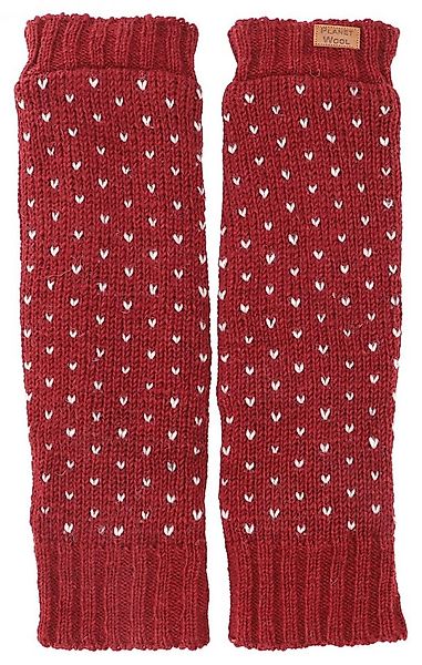 Guru-Shop Haussocken Warme Beinstulpen, Wollstulpen mit Pünktchen,.. günstig online kaufen