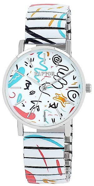 Raptor Quarzuhr Colorful Edition mit Edelstahlzugarmband, günstig online kaufen
