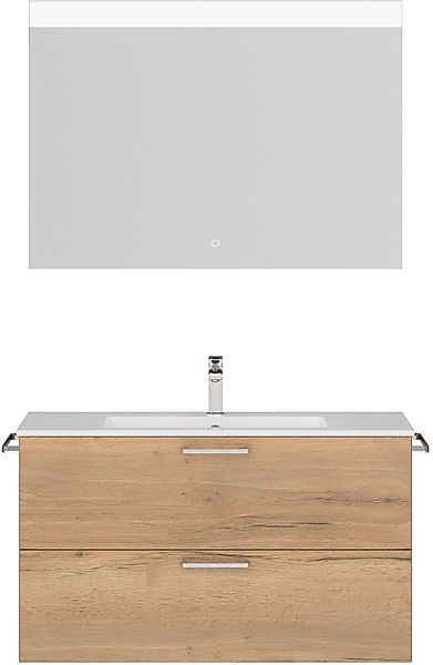 nobilia Badmöbel-Set "Tolvina" vormontiert, mit Soft-Close, 2 Stk. tlg. günstig online kaufen