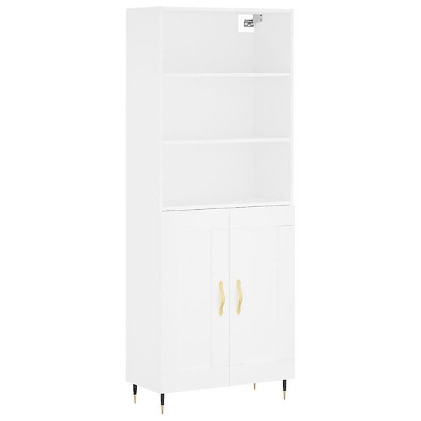 vidaXL Highboard Highboard Weiß 69,5x34x180 cm günstig online kaufen