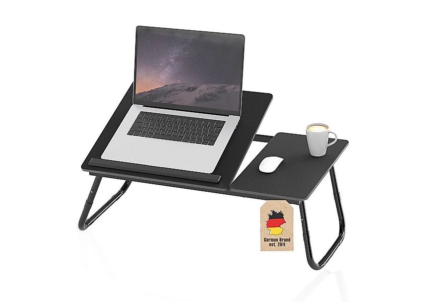Intirilife Laptoptisch, Laptoptisch ausklappbar höhenverstellbar Lesetisch günstig online kaufen