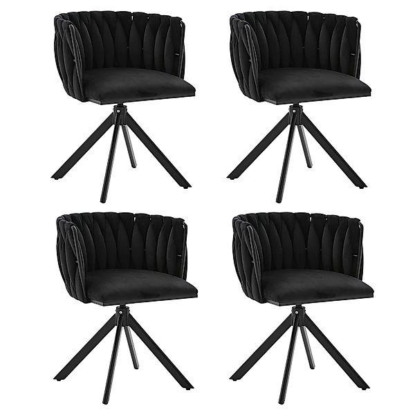 LVHOM Esszimmerstuhl Set, 180° drehbar mit günstig online kaufen