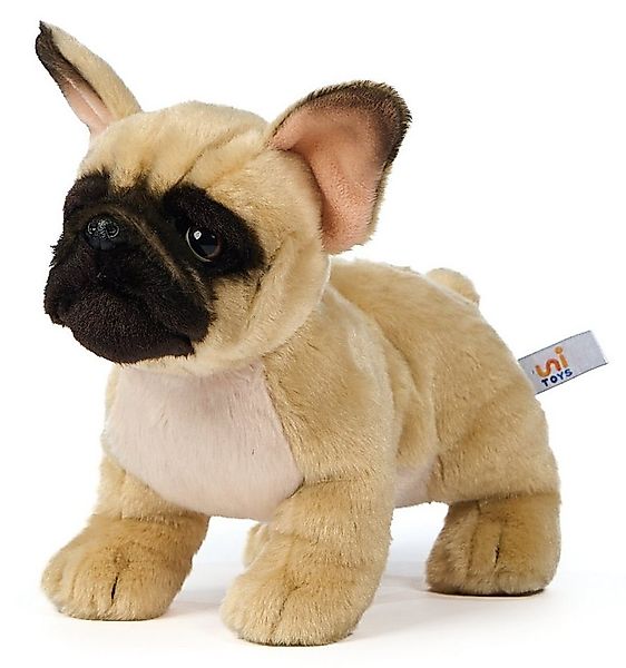 Uni-Toys Kuscheltier Französische Bulldogge (beige) - Mit/Ohne Leine - 26 c günstig online kaufen