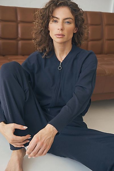 SENSES.THE LABEL Strickjacke, mit Blousonkragen und Fledermausärmeln günstig online kaufen