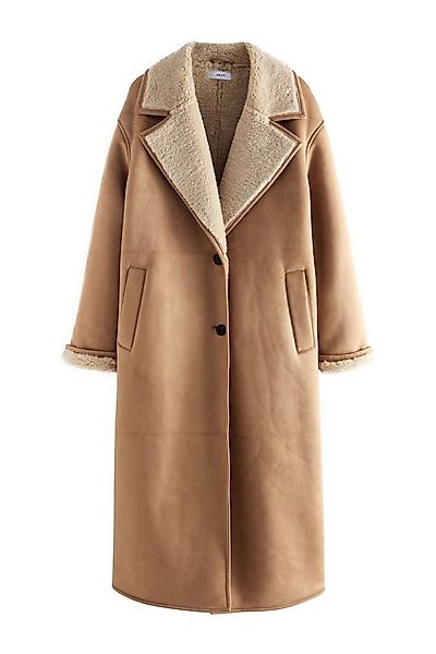 Next Langmantel Shearling-Maximantel (1-tlg) günstig online kaufen