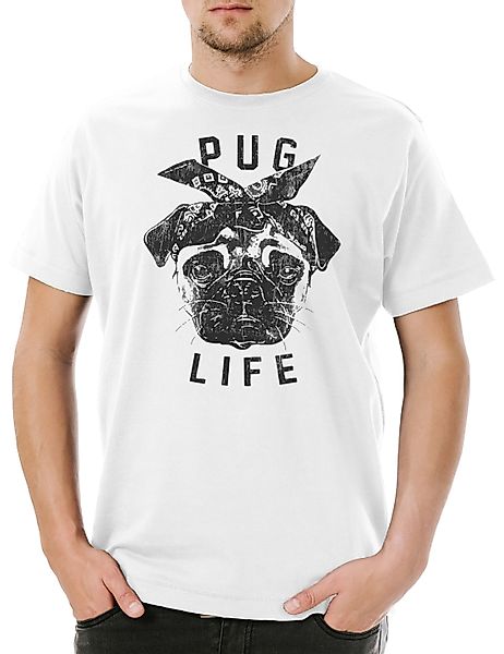 Urban Backwoods Print-Shirt Pug Life I günstig online kaufen