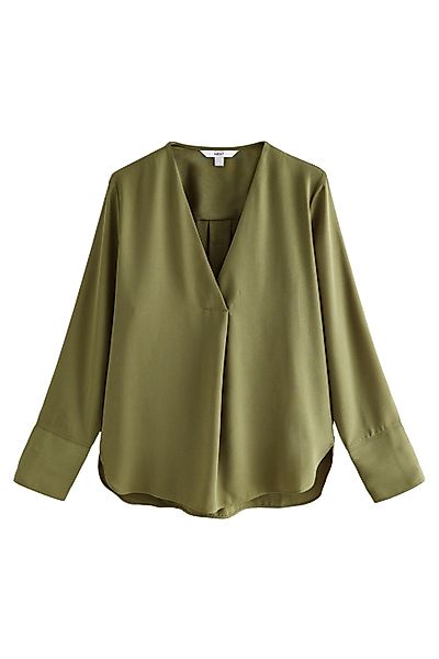 Next Langarmbluse Relaxed Fit Langärmlige Schlupfbluse günstig online kaufen