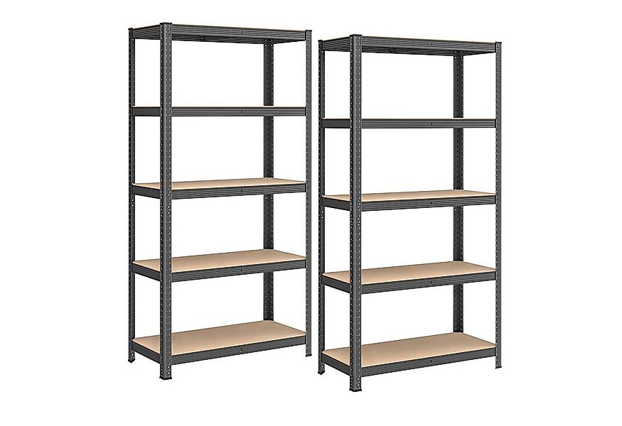 SONGMICS Schwerlastregal Lagerregale, 2-tlg., 80 x 90 x 40 cm, bis 875 kg b günstig online kaufen