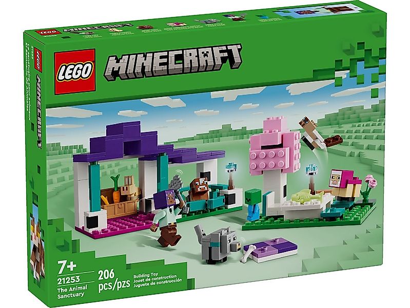 LEGO® LEGO® Minecraft 21253 Das Tierheim Konstruktionsspielsteine günstig online kaufen