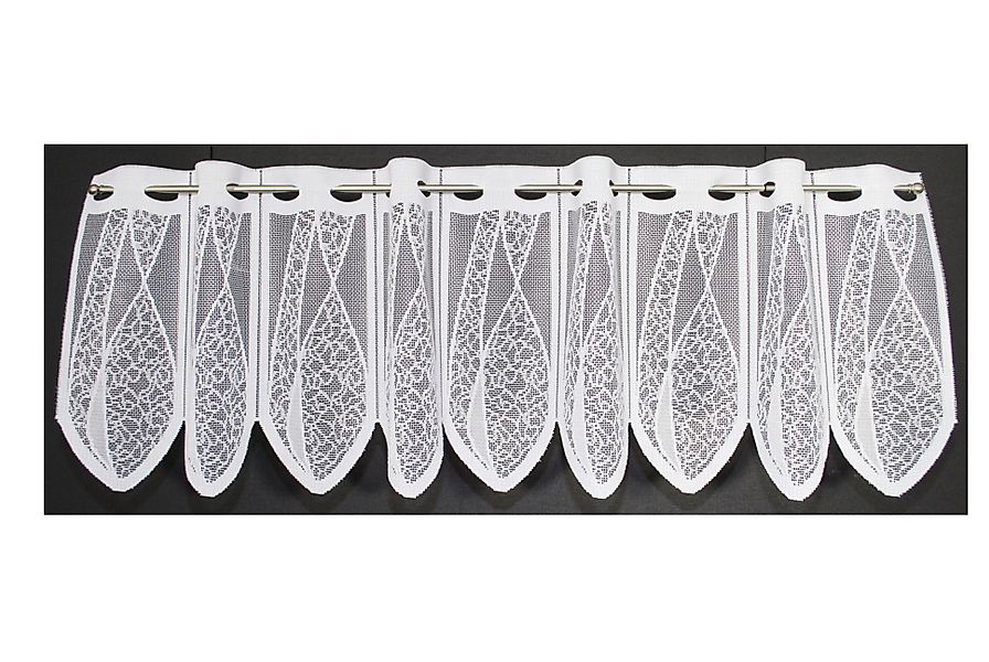 Gardinen Kranzusch Scheibengardine mit Welle, Stangendurchzug, günstig online kaufen