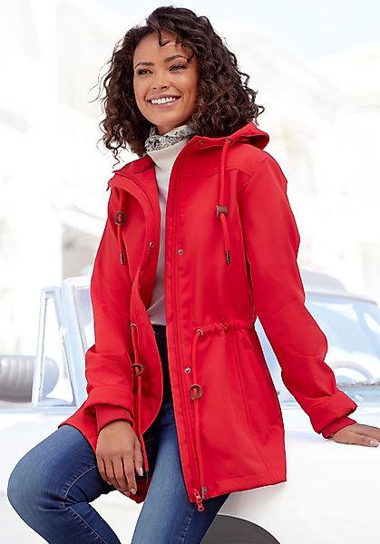 vivance active Softshelljacke mit Kordelzug an günstig online kaufen
