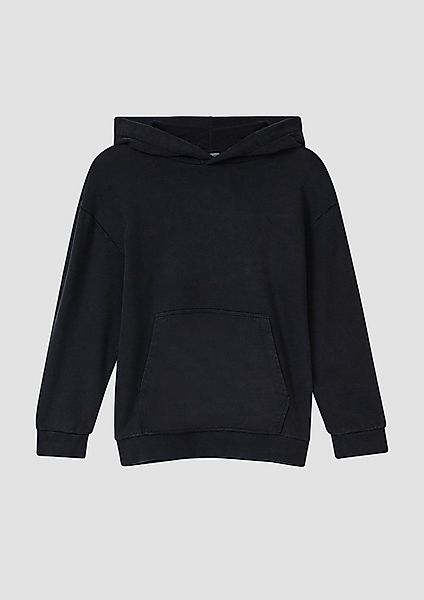 s.Oliver Sweatshirt Sweatshirt Gewaschener Kapuzensweater mit Rückenprint günstig online kaufen