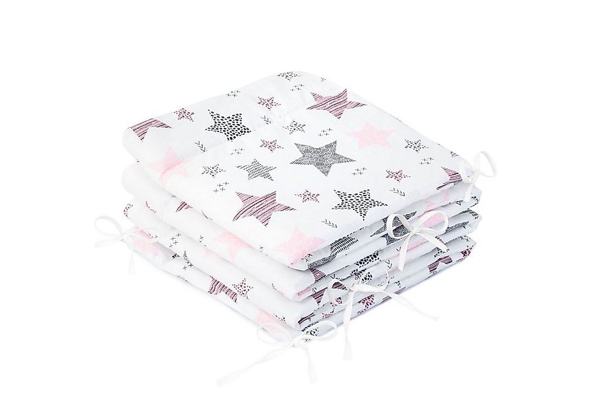 Amilian Bettnestchen Bettumrandung 210x30 cm für Kinderbett 140x70 geeignet günstig online kaufen