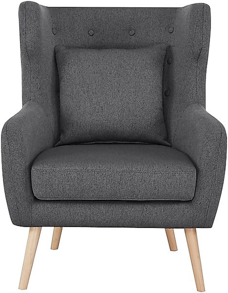 Home affaire Ohrensessel "Yamuna" mit Sitzpolsterung, Gestell und Füße aus günstig online kaufen