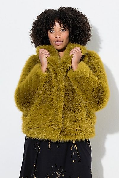 Angel of Style Outdoorjacke Plüschjacke Straight Fit Schalkragen Pelzhaken günstig online kaufen