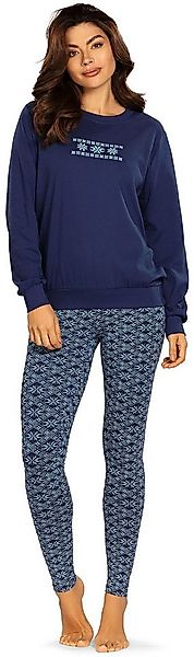 comtessa Schlafanzug Cosy Winter (Set, 2 tlg., 2-teilig) Damen Pyjama lang günstig online kaufen