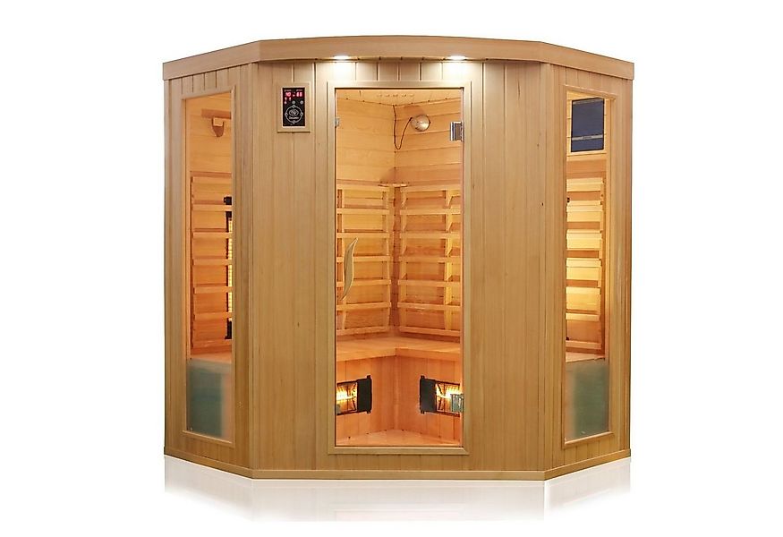 Dewello Infrarotkabine HALEY 160 Wärmekabine, bis zu 4 Personen, 8 Vollspek günstig online kaufen