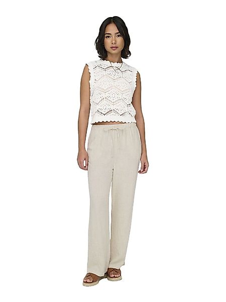 ONLY Chinohose ONLSIESTA MW PULL-UP LINEN günstig online kaufen