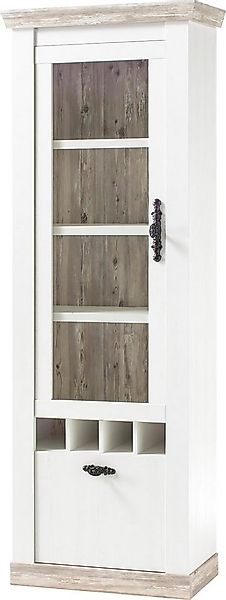 Home affaire Vitrine Florenz im romantischen Landhaus-Look, Höhe 201 cm günstig online kaufen