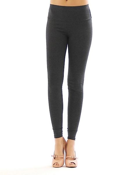 SYS Leggings Damen Leggings lang hoher Bund Baumwolle blickdicht günstig online kaufen