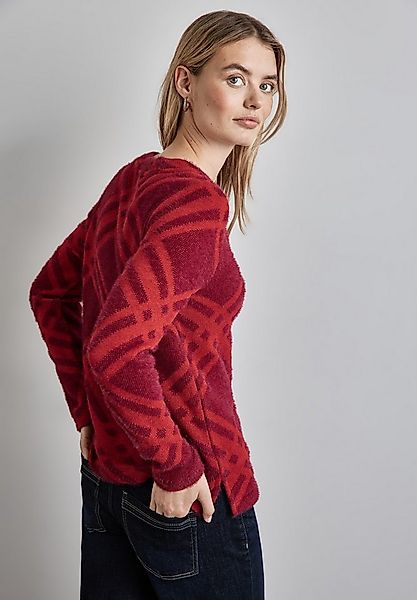 STREET ONE Strickpullover mit Karomuster mit Karomuster günstig online kaufen