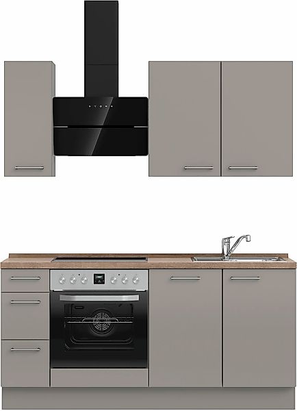 nobilia Küchenzeile ""Laser II", Ausrichtung wählbar, Breite 180 cm" vormon günstig online kaufen