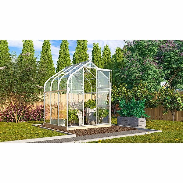 Vitavia Gewächshaus Orion 3800 ESG 3 mm B 202 cm x T 195 cm günstig online kaufen