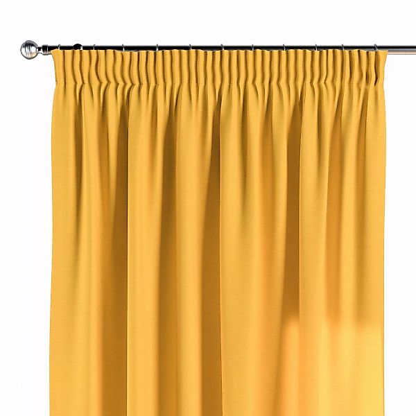 Vorhang mit Kräuselband, gelb, Loneta (133-40) günstig online kaufen