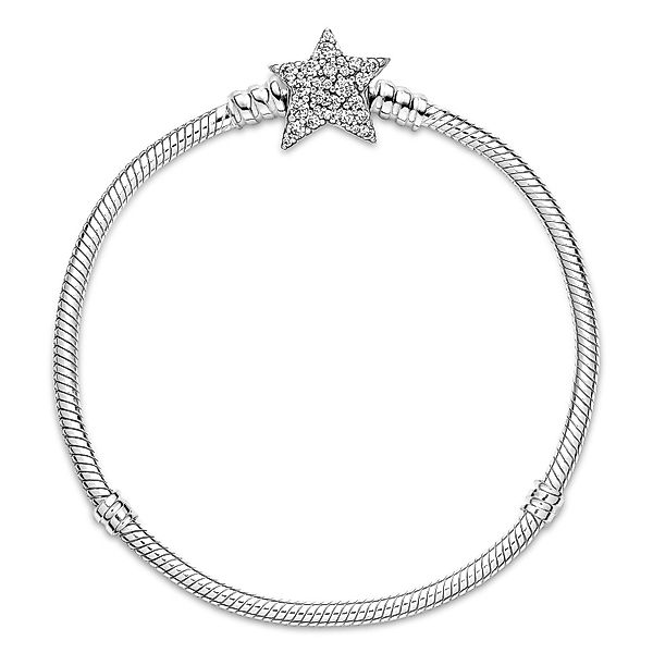 Pandora Charm-Armband Sternverschluss Silber günstig online kaufen