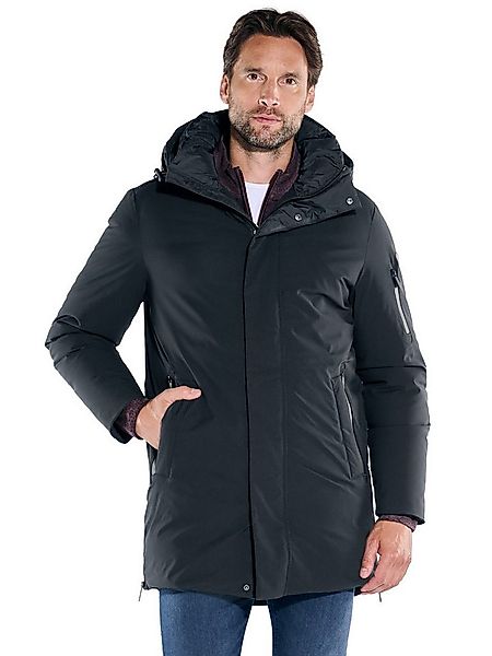 ENGBERS GERMANY Langjacke Herren Wasserabweisende Jacke, Schwarz günstig online kaufen