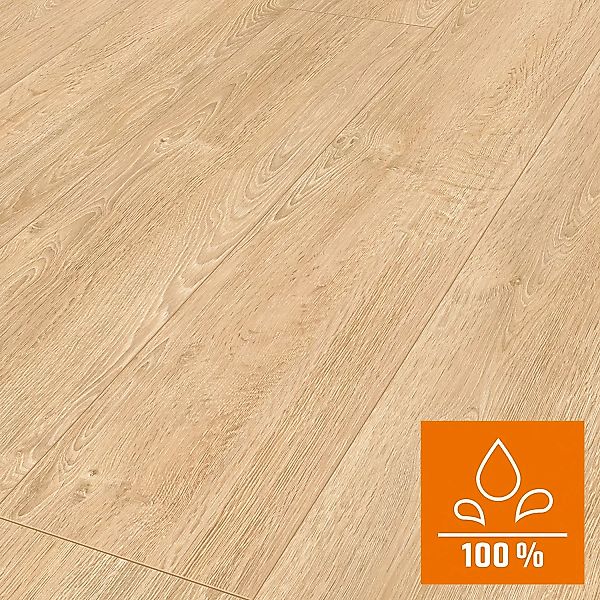 Classen Grande XXL Laminat 8 mm Wasserfest Eiche Chantilly Sand günstig online kaufen