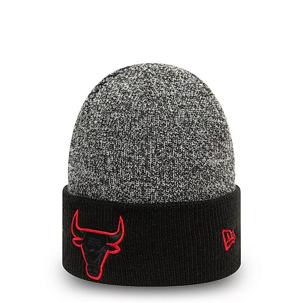 New Era Team Chicago Bulls Pop Cuff Knit Mütze One Size Black / Grey günstig online kaufen