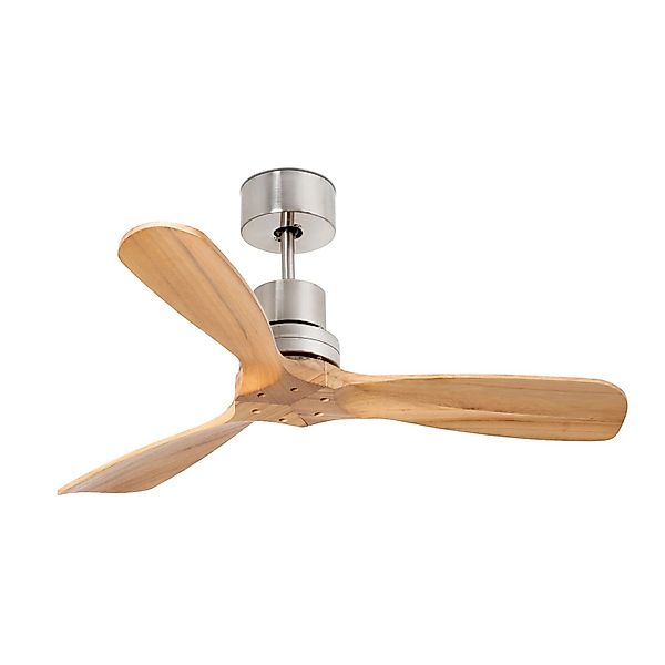 FARO Energiespar Deckenventilator mit Fernbedienung Mini Lantau Nickel - Ki günstig online kaufen