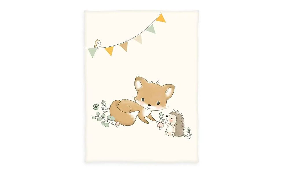 Herding Kuscheldecke  Waldfreunde ¦ mehrfarbig ¦ Synthetik ¦ Maße (cm): B: günstig online kaufen