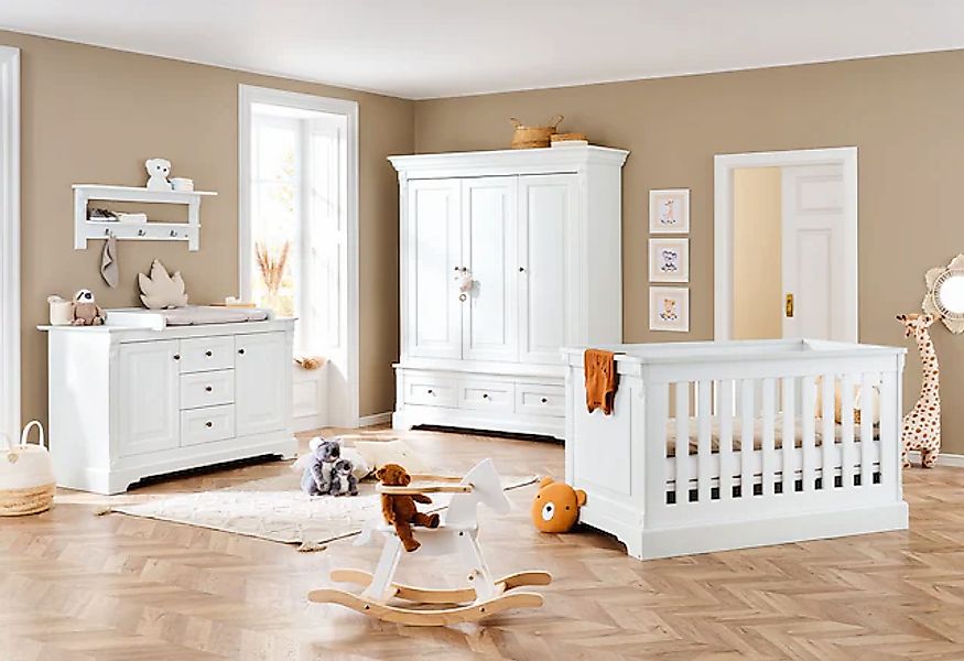 Pinolino® Babyzimmer-Komplettset, (Set, 4 tlg., Kinderbett, Schrank, Wickel günstig online kaufen