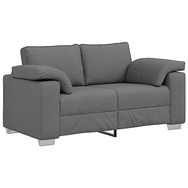 vidaXL Sofa Set aus 2 Dunkelgrau Textilene, Holz, Metall, Schaumstoff, PP-F günstig online kaufen