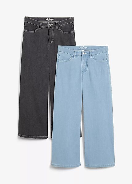 Capri Jeans Mid Waist, (2er Pack) günstig online kaufen