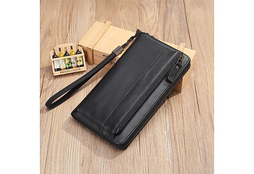 YUBRO-STUDIO Brieftasche Herren Echtleder Brieftasche Große Kapazität Karte günstig online kaufen