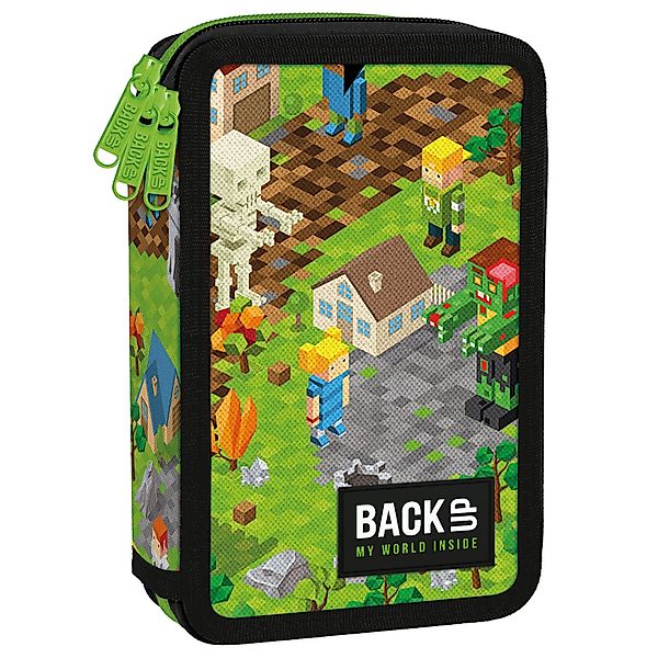 DERFORM Federtasche Pixel Game 3 Fach günstig online kaufen