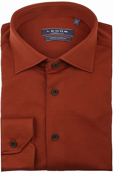 Ledub Hemd Tricot Orange - Größe 43 günstig online kaufen