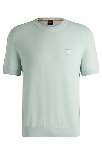 BOSS ORANGE T-Shirt Gestricktes Regular-Fit T-Shirt günstig online kaufen