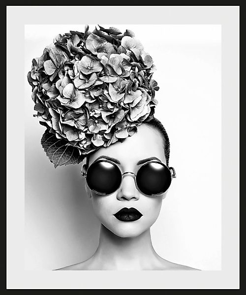 queence Bild »Chantal«, (1 St.), HD Premium Poster-Druck inkl. Holzrahmen günstig online kaufen