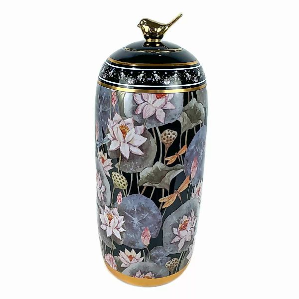 Vase Dkd Home Decor Porzellan Schwarz Shabby Chic (18 X 18 X 42 Cm) günstig online kaufen