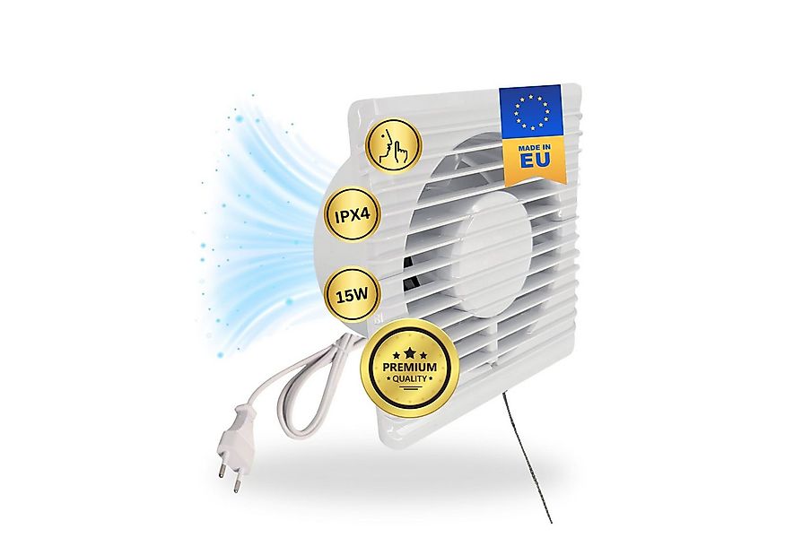 TronicXL Radialventilator 125mm Abluft Zuluft Grow Lüfter Ventilator Für Gr günstig online kaufen