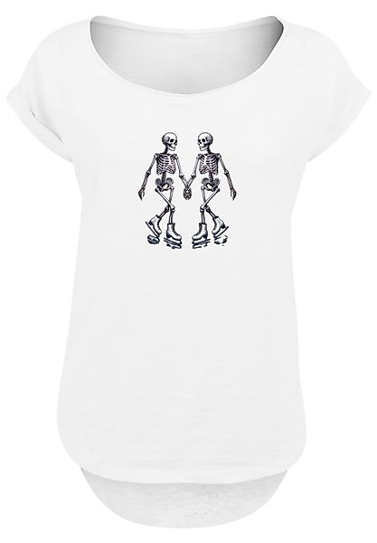 F4NT4STIC T-Shirt "Skelettpaar Eislaufen Valentinstagsgeschenk", Premium Qu günstig online kaufen