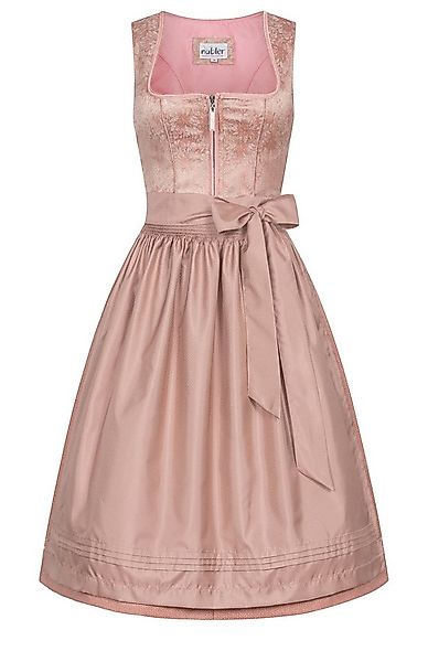 Nübler Trachtenkleid Mididirndl Gepa in Apricot von Nübler günstig online kaufen