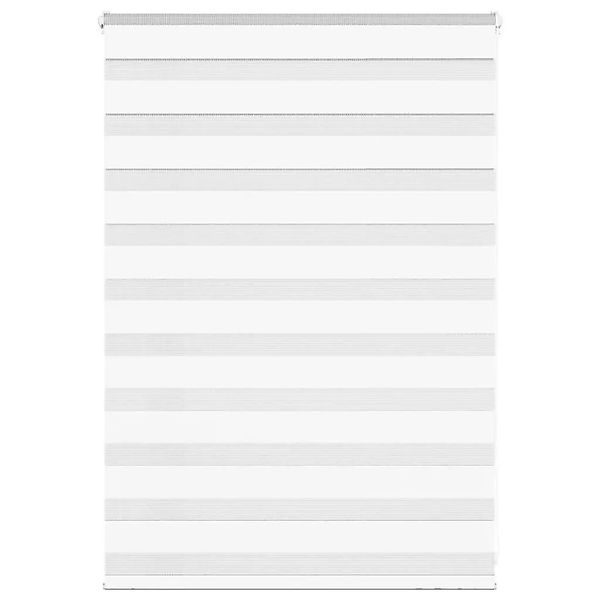 vidaXL Doppelrollo Weiß 105x100 cm Stoffbreite 100,9 cm Polyester 4014730 günstig online kaufen