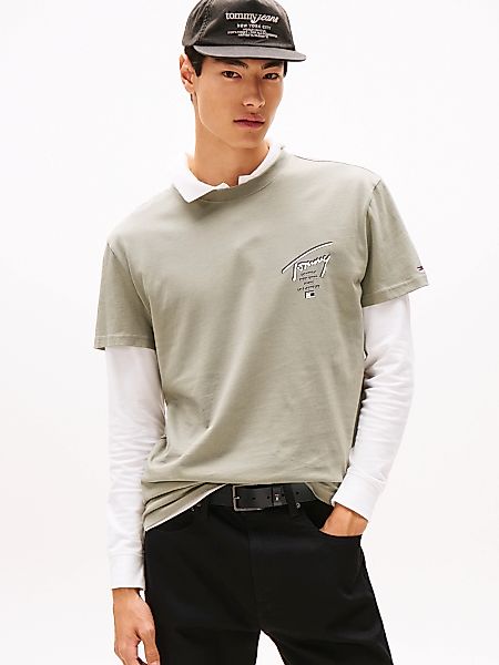 Tommy Jeans T-Shirt "TJM SIGN CITY TEE EXT", Rundhals, regular fit, großer günstig online kaufen