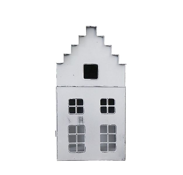 Grafelstein Kerzenlaterne Laterne MAISON weiß shabby chic Metallhaus zum Be günstig online kaufen