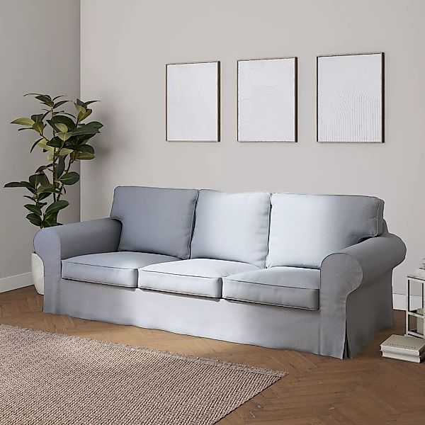 Bezug für Ektorp 3-Sitzer Schlafsofa, ALTES Modell, steingrau, Sofahusse Ek günstig online kaufen